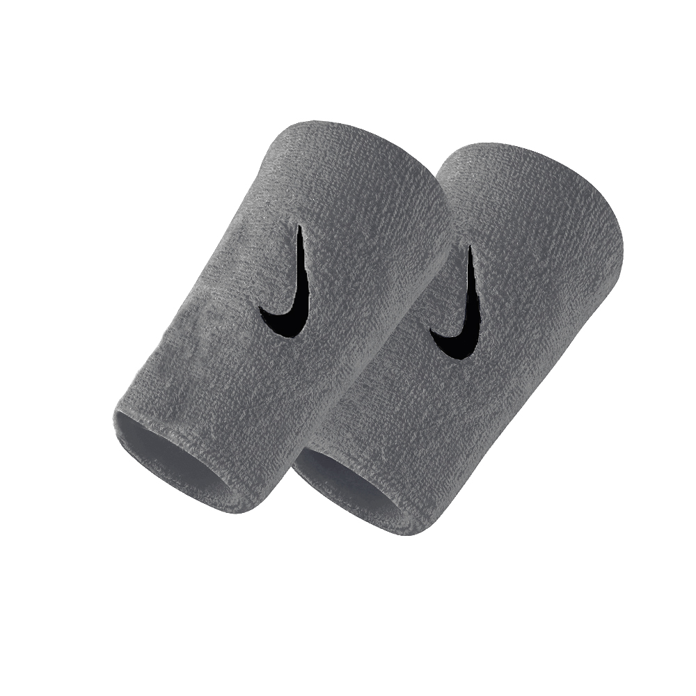 Coppia polsini Nike grigio