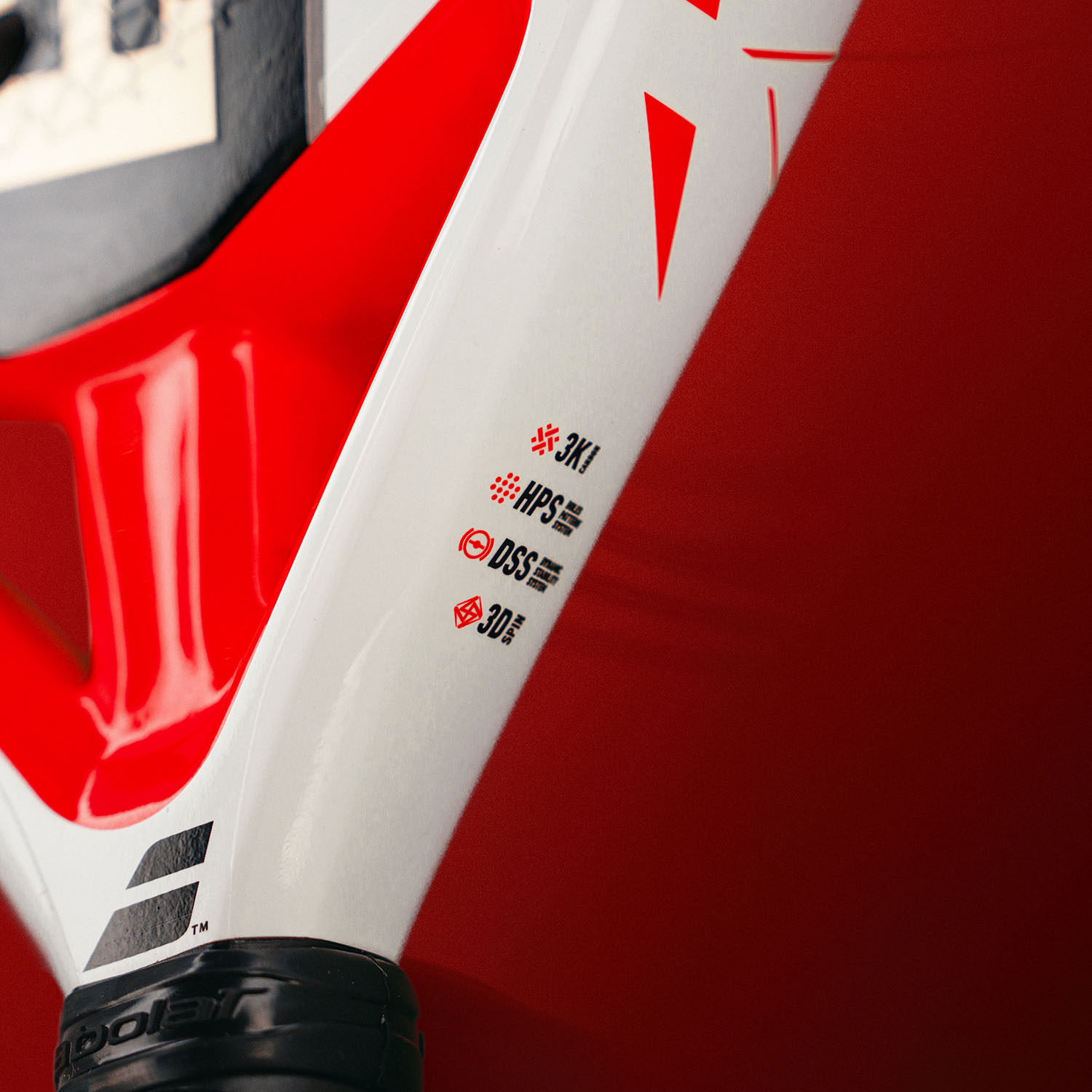 Babolat Technical Viper Juan Lebrón 2025 Padel White/Red - immagine 2