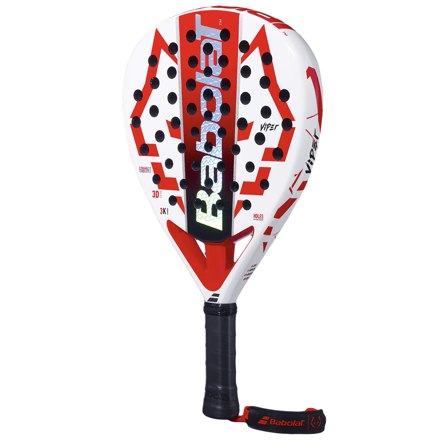 Babolat Technical Viper Juan Lebrón 2025 Padel White/Red - immagine 3