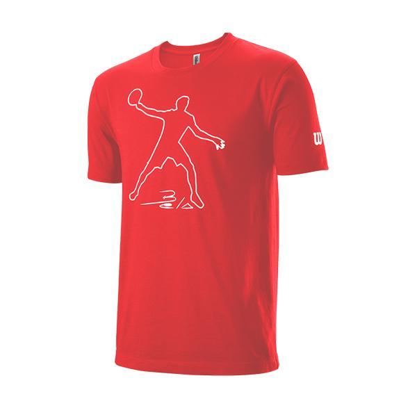 WILSON T-SHIRT MEN'S BELA TECH TEE RED